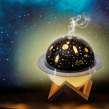 Humificador Y Lámpara Proyector Saturno